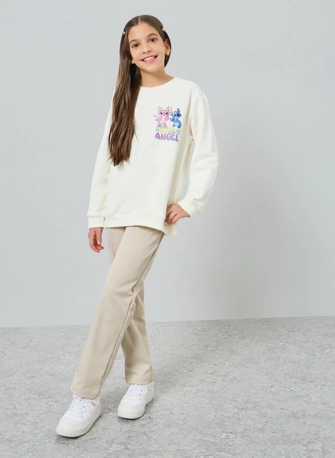 Styli Teens Lilo and Stitch Graphic Sweatshirt