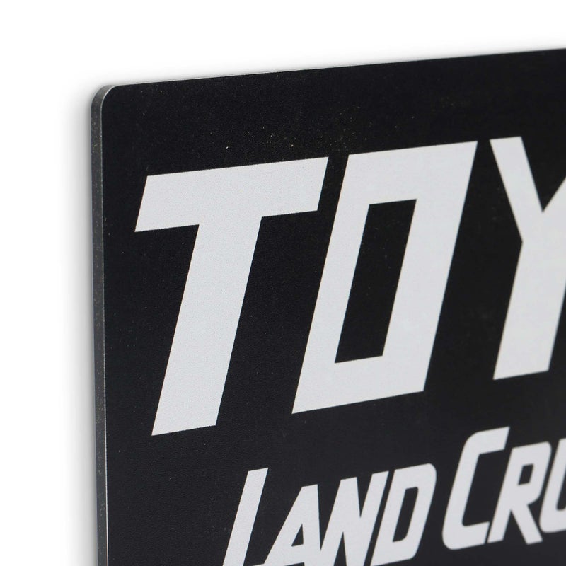 Open Road Brands Toyota Land Cruiser Sales & Service Retro Metal Sign for Garage  Shop  or Man Cave - Image 3