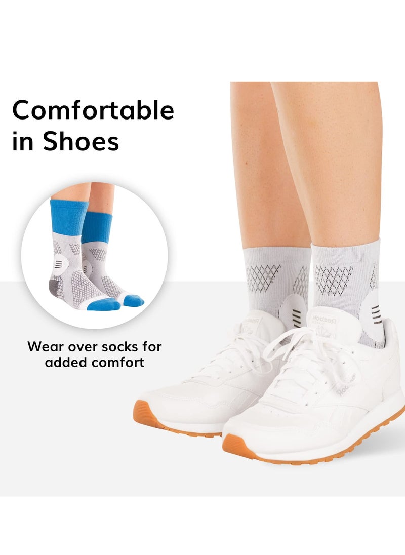 Generic Compression Ankle Socks for Neuropathy & Plantar Fasciitis Relief - Arch Support & Heel Spur Brace for Women (L - 1 Pair)  - Image 5