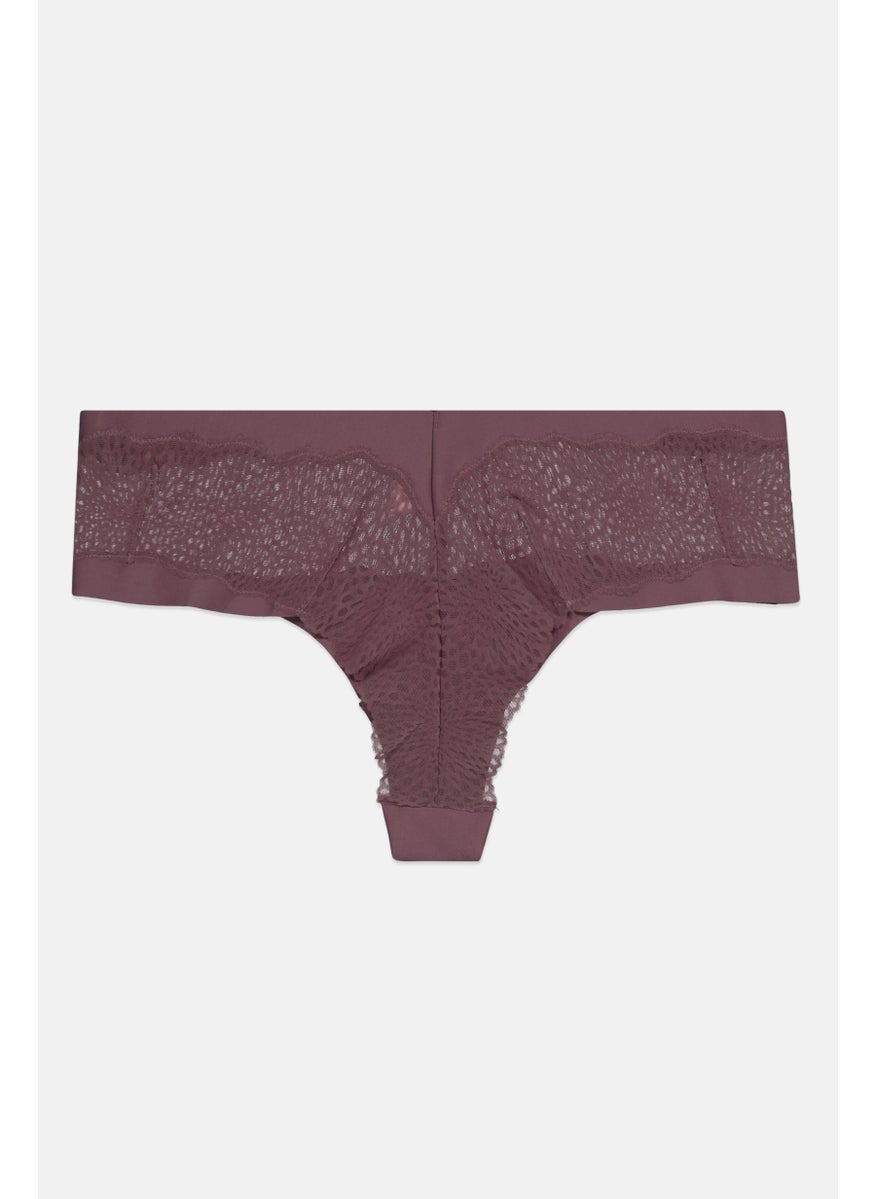 TRIUMPH Women Textured Pull On Panties, Dark Lavender  - Image 2