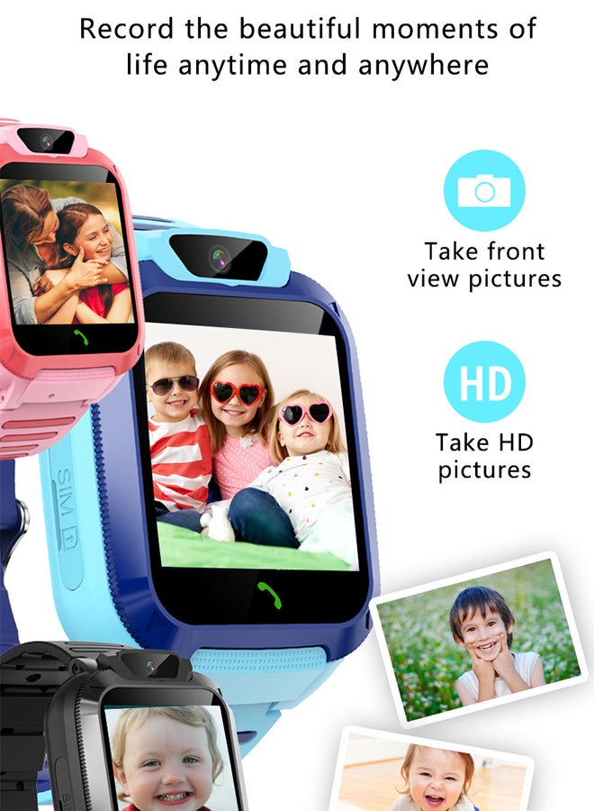 Smartwatch,Kids Fitness Activity Tracker Watch with Heart Rate/Sleep Monitor and Pedometer,IP67 Water Resistant Children's Watch with 8 Sport Modes,Suitable as a Gift for Kids(Blue) - Image 2
