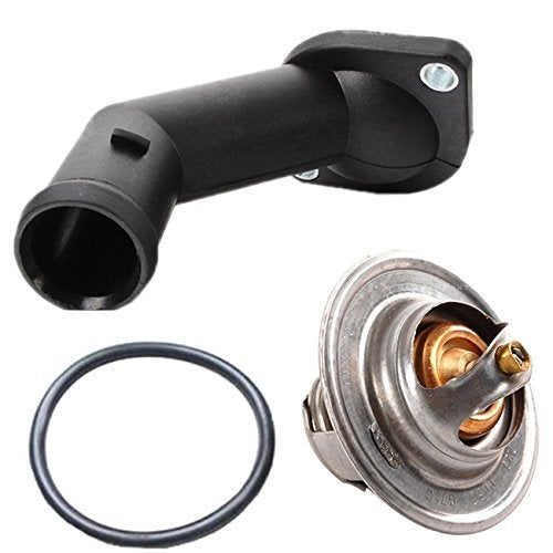 TOPAZ 050121113C+06A121121C Thermostat + Housing Cover + O-Ring for Volkswagen Audi - Image 1