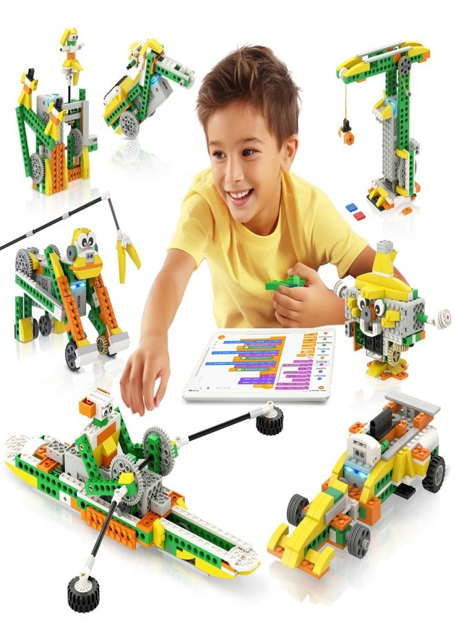 Apitor Q Robot Building Kit, 20-in-1 Programmable APP RC Car Robotics Coding Kit, STEM Projects Educational Birthday Gifts for Boys Girls Kids Aged 6-12 (233 Pieces) - Image 1