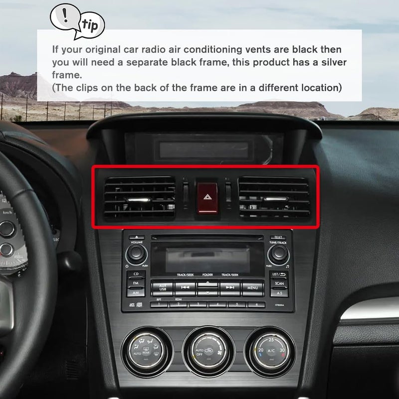 AWESAFE Android 13 Car Radio Stereo for Subaru Forester WRX Impreza 2015-2018 Suitable for Harman Kardon Systems 4G RAM 64G ROM 9" Head Unit with Carplay/Android Auto Bluetooth GPS FM - Image 3