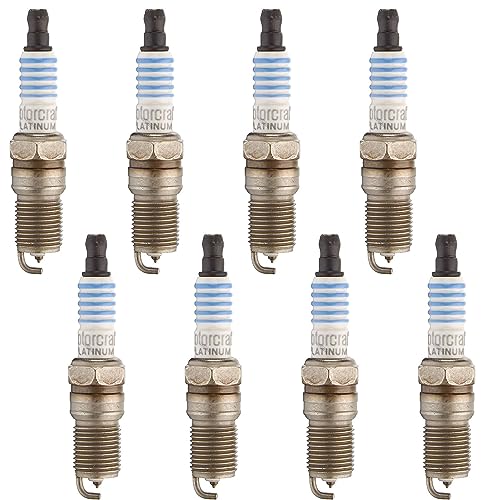 Ford New Motorcraft SP432 Spark Plug(8 PACK) Finewire Platinum - Image 1