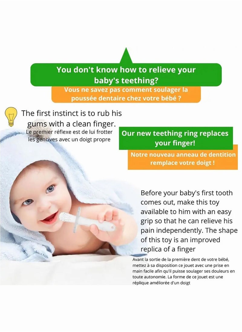 Generic - Silicone Baby Teether Baby Teething Toys Suitable for Babies from 3 Months Old - Image 1