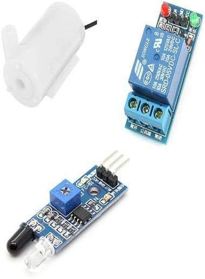TESTIN ELECTRONICSAutomated hand sanitizer dispenser project, Ir Sensor, Ir Sensor Project,Automatic on off Water Pump - Image 3