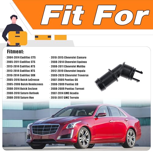 LEVANLIGHT Positive Crankcase Ventilation PCV Valve Fitting V546 Compatible with Chevy Camaro Equinox Malibu Impala Traverse GMC Acadia Terrain Buick Enclave LaCrosse, Replaces# 12578316 12681693 - Image 3