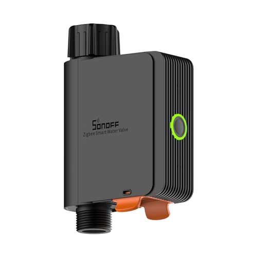 SONOFF Zigbee Sprinkler Timer Gateway Required Smart Controller Voice Control with Alexa and Google Home Automate Irrigation for Garden Lawn Pool Outdoor Watering SWVNH Black - Image 1