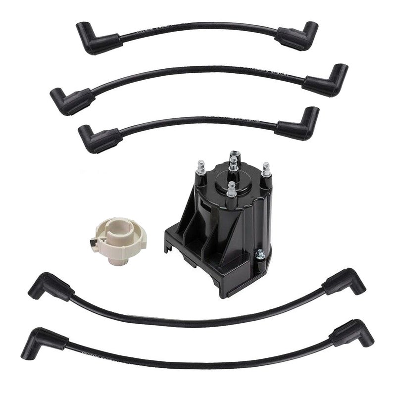 AA Tune-Up Kit with Spark Plug Wires Distributor Cap Rotor for MerCruiser 3.0L LX 811635Q2, 84-816761Q14 - Image 5