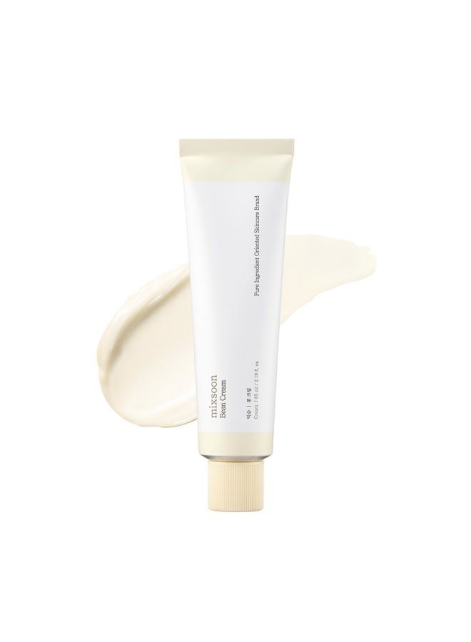 mixsoon Bean Cream - Deep Moisturizing, Hydrating for Face, Fermented Soybean Extract, Lightweight Non-Sticky Finish 65ml Korean Glass Skin Care - Image 1