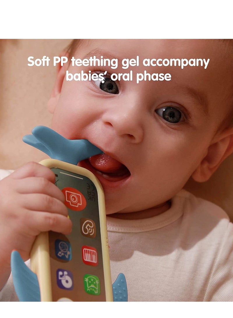 Beauenty Baby Phone Toy for 1 Year Old Toddlers Musical Cell Phone Toy with Light and Sound Rechargeable Battery Record u0026 Playback Features Baby Cell Phone Educational Toys Gifts for Birthday - Image 3