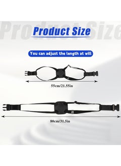 Generic Luggage Straps for Suitcases TSA Approved, Luggage Bag Bungee for Large Luggage, Adjustable Size Travel Elastic Suitcase Strap Belt, Airport Travel Accessories with Buckles for Baggage Handbag  - Image 2