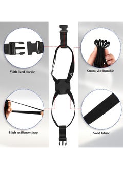 Generic Luggage Straps for Suitcases TSA Approved, Luggage Bag Bungee for Large Luggage, Adjustable Size Travel Elastic Suitcase Strap Belt, Airport Travel Accessories with Buckles for Baggage Handbag  - Image 3