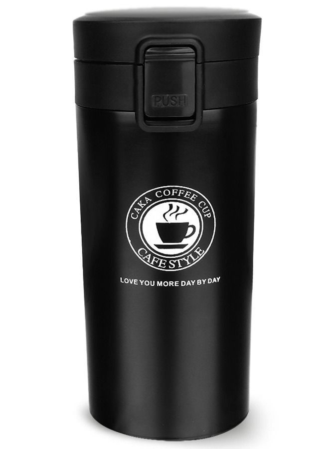HomarKet Travel Coffee Mug with Splash Proof Sliding Lid, Double Wall Stainless Steel Vacuum Insulated Coffee Mug for Home and Office, Keep Beverages Hot or Cold  - Image 1