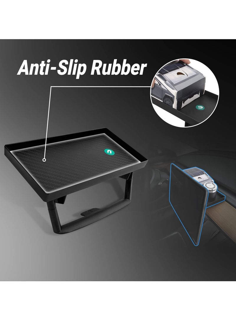 Zikra Center Console Organizer for Tesla Model 3/Y, Tray Magnetic Behind Screen Storage Tray Dashboard Organizer Tissue Holder Compatible with Tesla Model 3 Model Y, Accessories for Tesla - Image 5