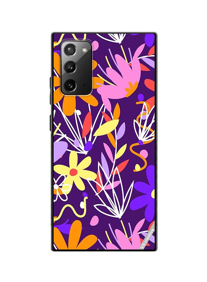 VR CREATIVE Protective Case Cover For Samsung Galaxy Note20 5G Organic Patterns Collection Design Multicolour - Image 1