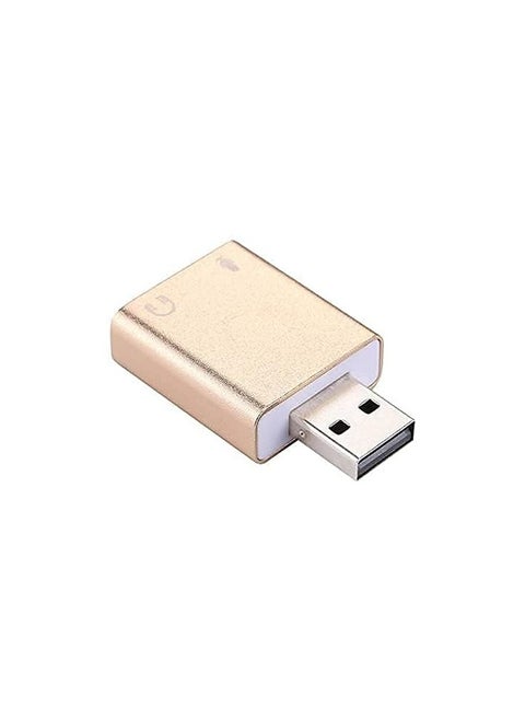 USB Sound Card - High-Quality External Audio Converter with 3.5mm Jack for Desktop and Laptop