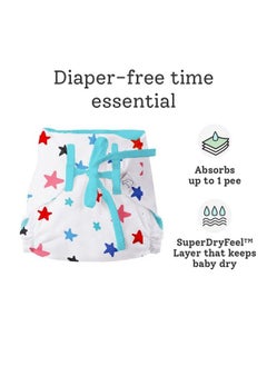 Superbottoms Dry Feel Padded Langot Pack Of 3Cotton Langot ;Cloth Nappy ;Langot With Gentle Elastics & A Superdryfeel Layer On Top (Printed Collectionunisex Baby Size 0 (Fits 0 5 Kg))  - Image 5
