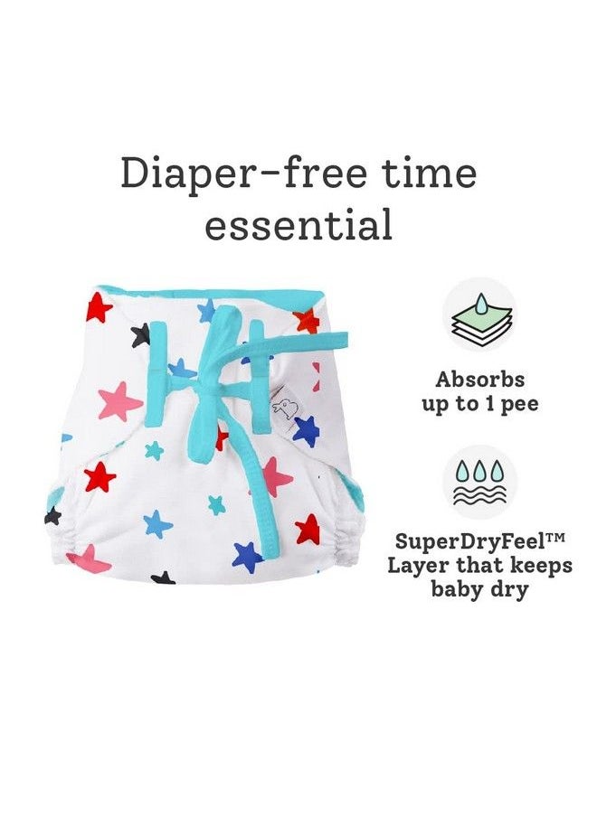 Superbottoms - Dry Feel Padded Langot Pack Of 3Cotton Langot ;Cloth Nappy ;Langot With Gentle Elastics & A Superdryfeel Layer On Top (Printed Collectionunisex Baby Size 0 (Fits 0 5 Kg)) - Image 1