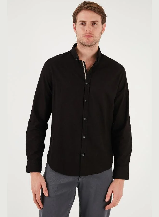 Buratti Buratti Cotton Regular Fit Button-Down Collar Shirt Men's SHIRT CF20S111871