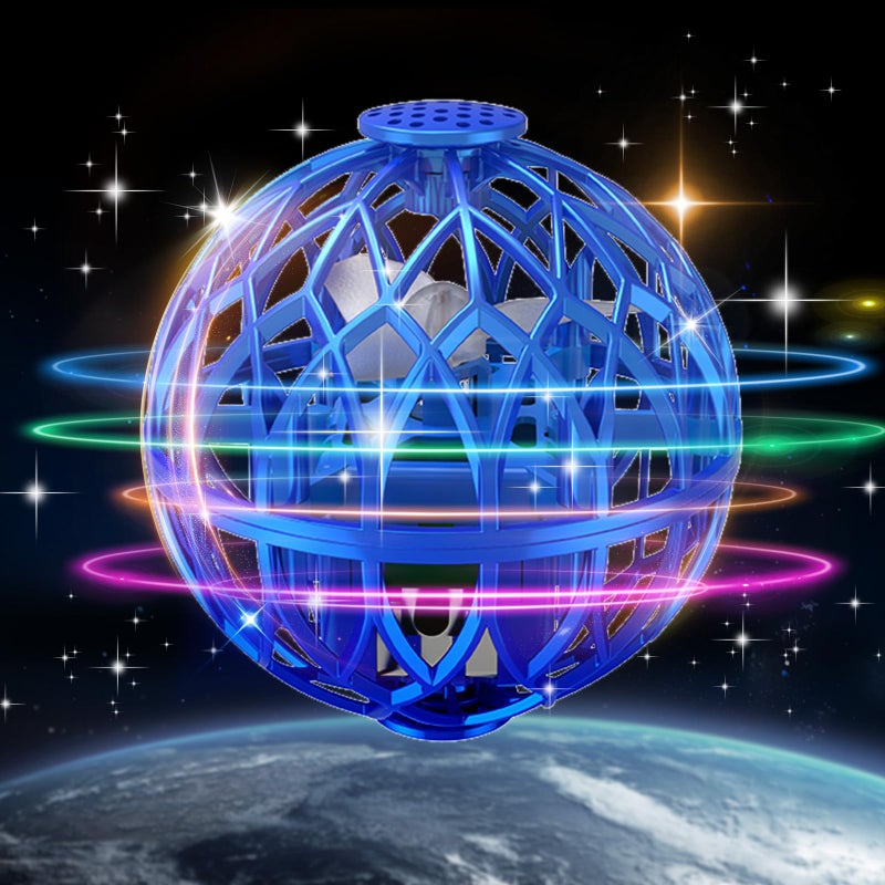 OBEST 2025 Flying Orb Ball Toy Galaxy Ball Cosmic Globe Boomerang HoverHand Drone Orbit Galactic Fidget Spinning Birthday Cool Stuff for 6 7 8 9 10 Year Old Boys Girls Teens Outdoor - Image 3