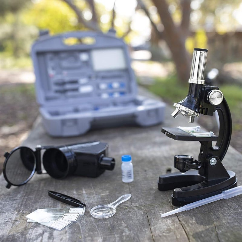 Educational Insights GeoSafari MicroPro 95-Piece Microscope Set, Prepared Slides, Instruction and Activity Guide, Ages 8 and up - Image 2