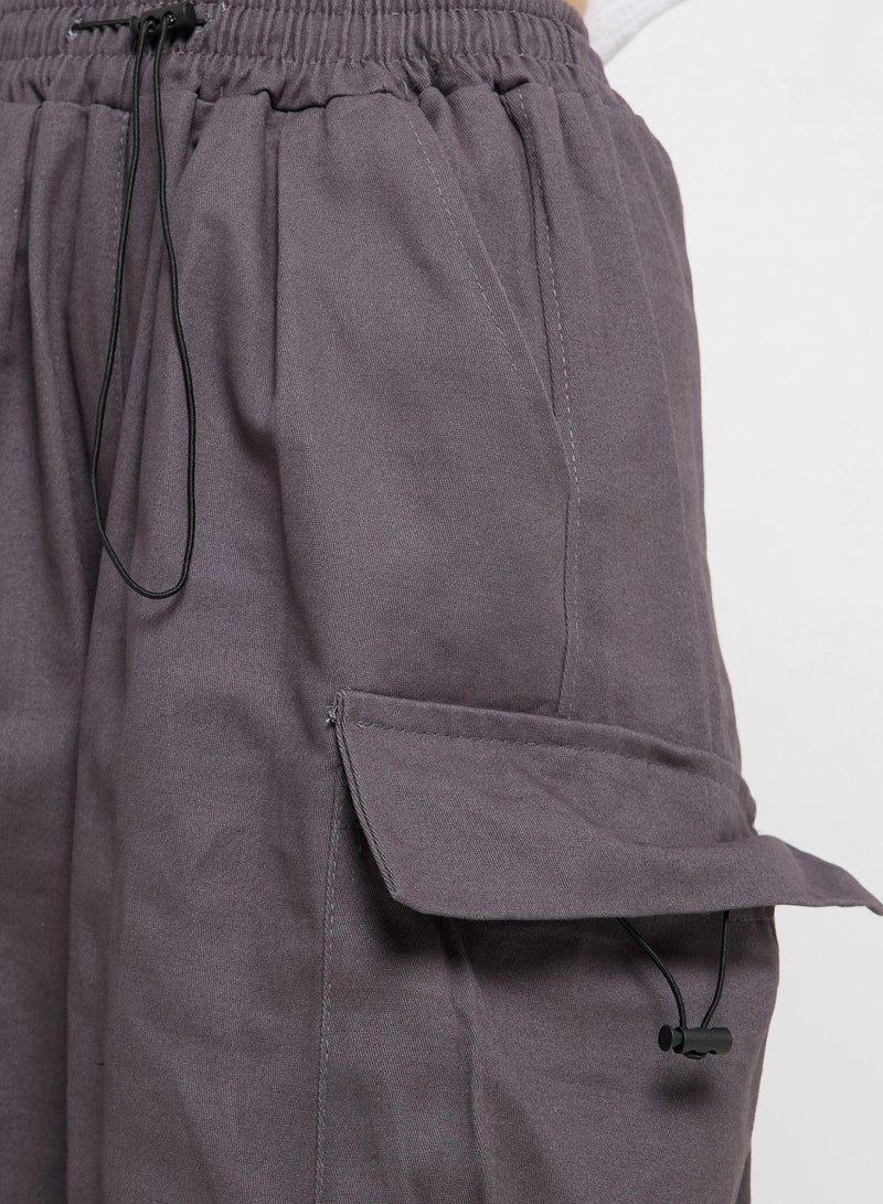 Ginger Cargo Style Pants With Pockets - Image 4