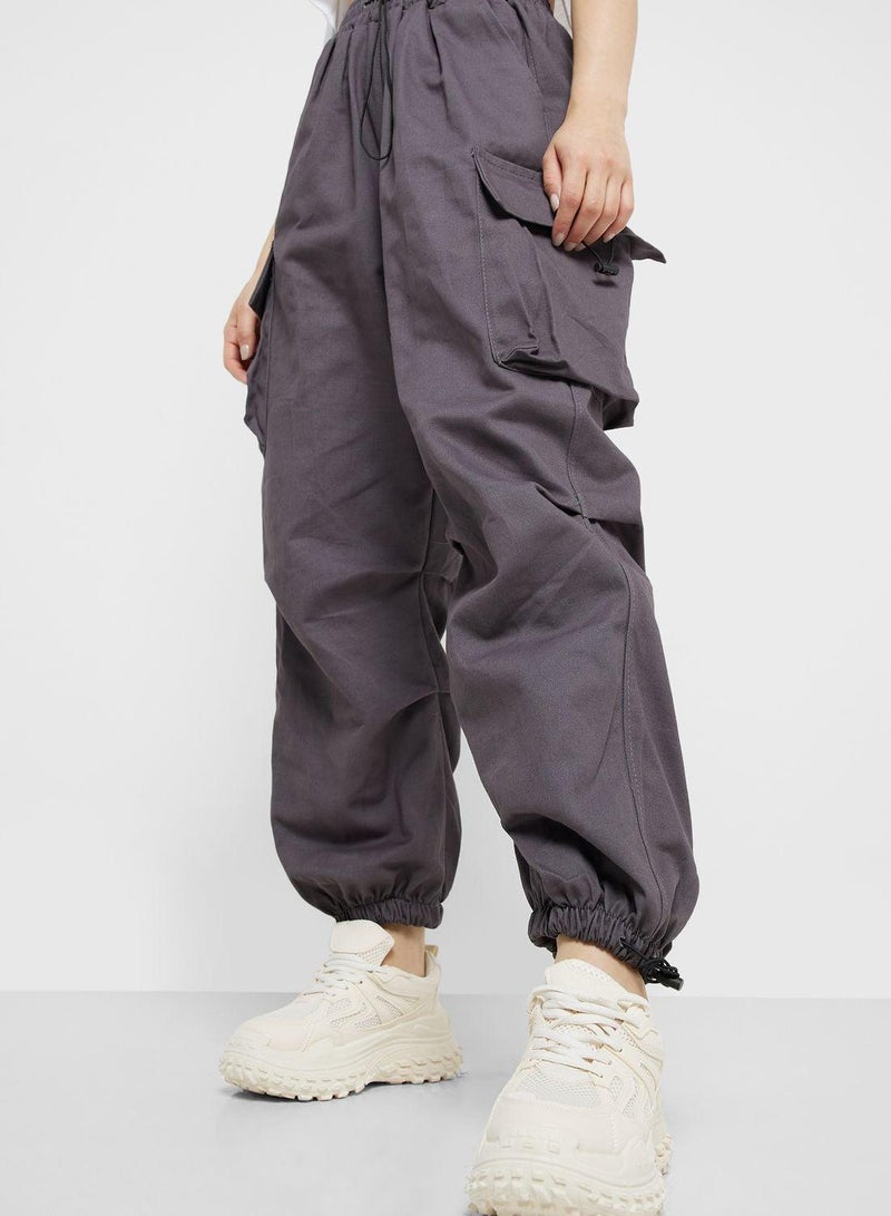 Ginger Cargo Style Pants With Pockets - Image 2