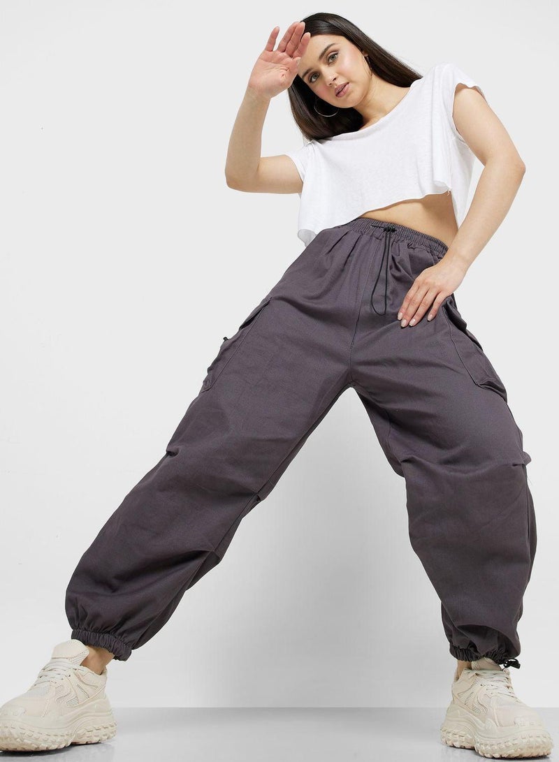 Ginger Cargo Style Pants With Pockets - Image 1