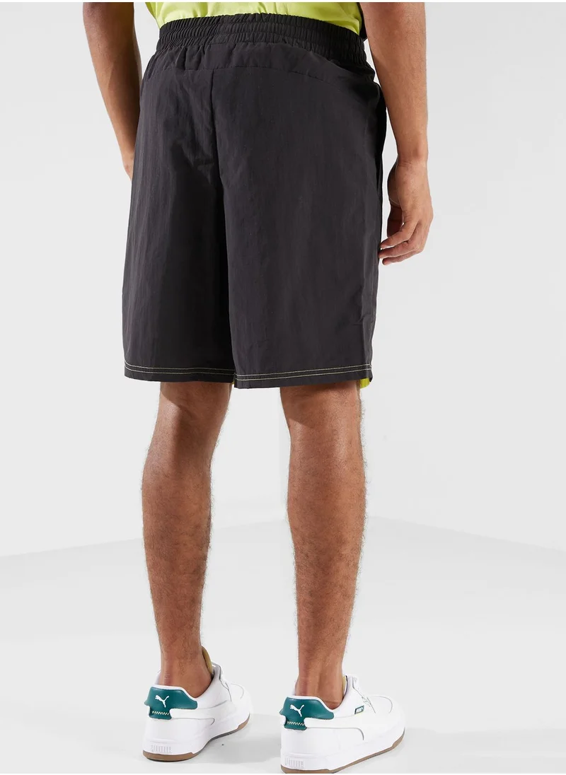 PUMA 8" Power Colorblock Woven Shorts