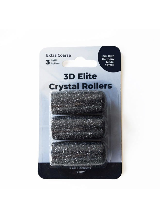 Own Harmony Extra Coarse Refill Rollers by Own Harmony - Best Fit for Electric Callus Remover CR1700: Professional Foot Care for Healthy Feet, Pedicure File Tools - Refills 3 Pack Replacement Roller Heads - Image 1