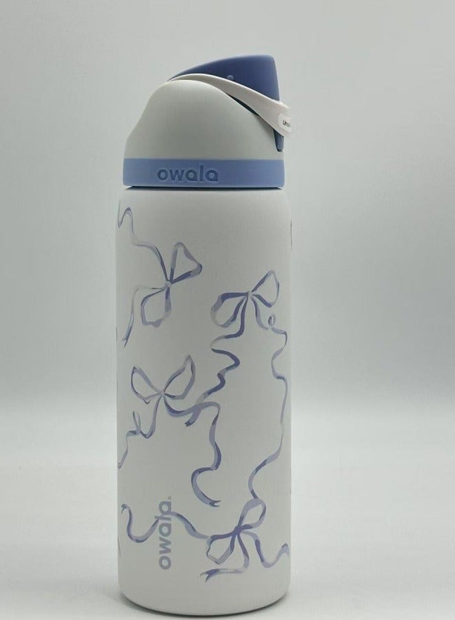 Owala Insulated Stainless Steel Water Bottle With Straw For Sports Travel And School BPA Free Sports Water Bottle(32OZ) - Image 3