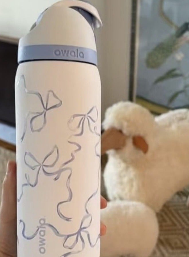 Owala Insulated Stainless Steel Water Bottle With Straw For Sports Travel And School BPA Free Sports Water Bottle(32OZ) - Image 4