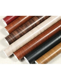 ZCM-HAPPY Imitation Wood Grain Pattern Self-Adhesive Wallpaper 1000x45cm  - Image 3