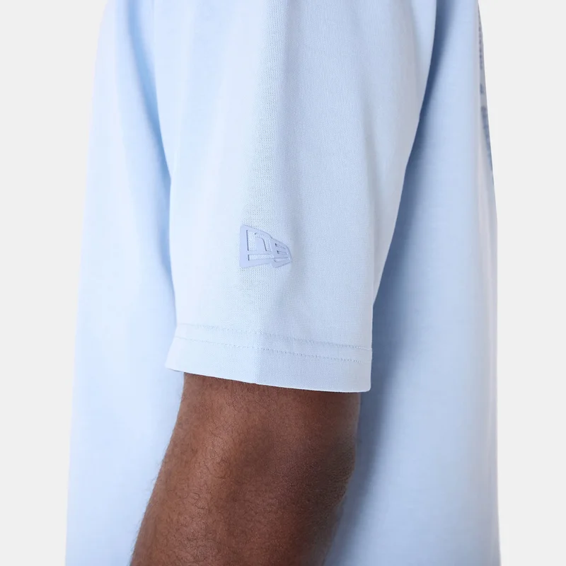 NEW ERA Blue Men's Sticker T-Shirt for Men | Best Price UAE