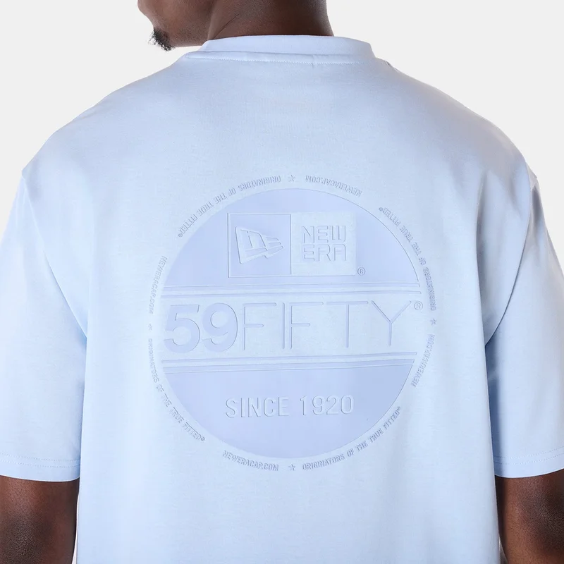 NEW ERA Blue Men's Sticker T-Shirt for Men | Best Price UAE