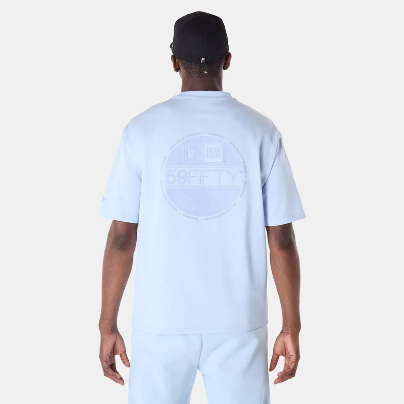 NEW ERA Blue Men's Sticker T-Shirt for Men | Best Price UAE