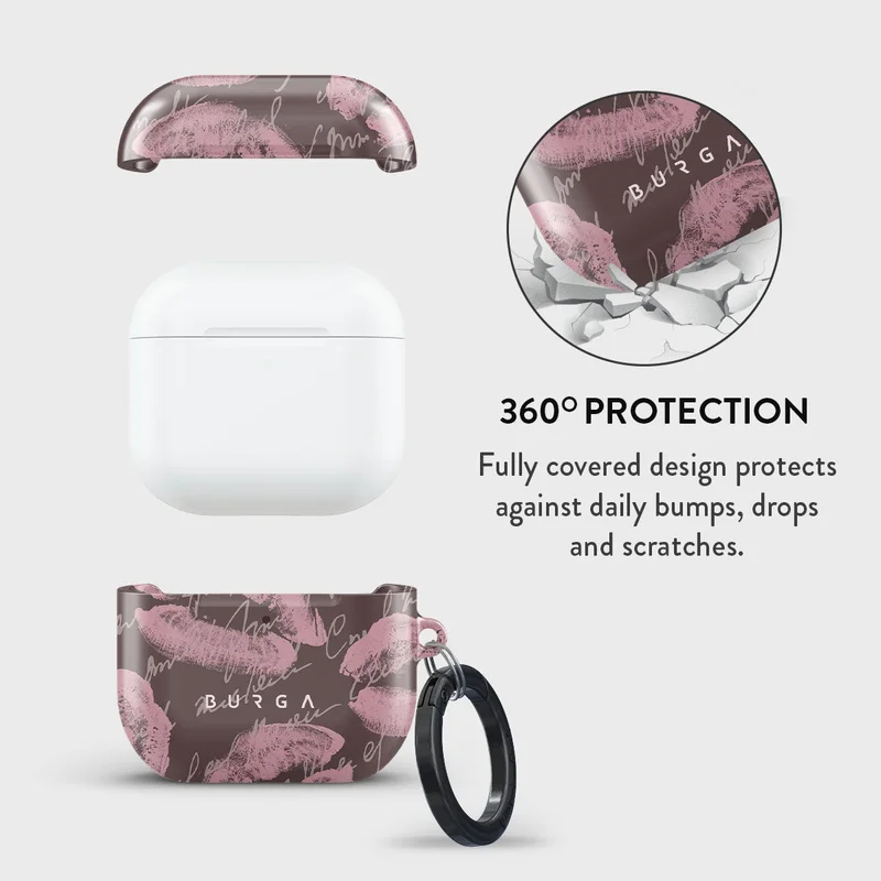 BURGA Burga AirPods 4 Melodrama Protective Elegant Case For Apple AirPods, Cover Charging LED Visible, Scratch-Resistant, Shockproof Case