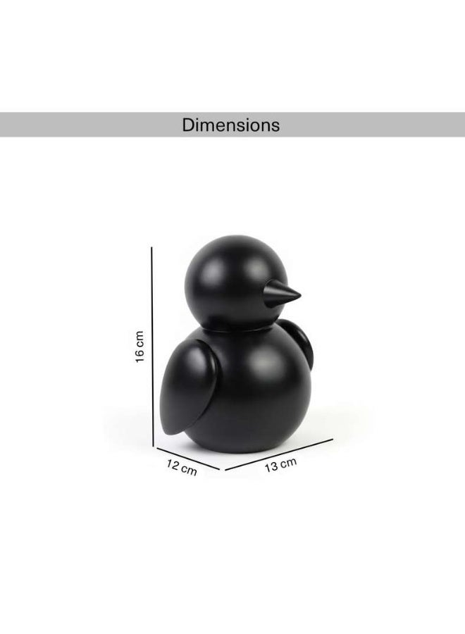 Pan Home Bird Polyresin Decor Figurine - Black - Image 5