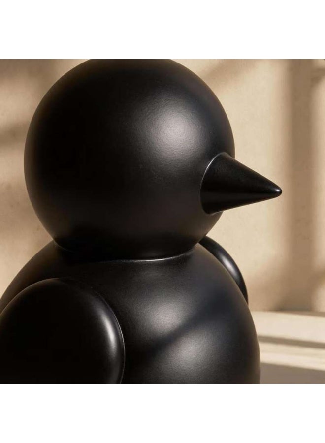 Pan Home Bird Polyresin Decor Figurine - Black - Image 2