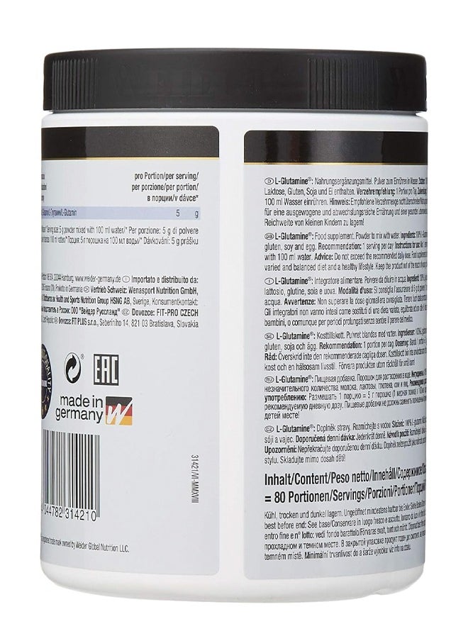 Weider L-Glutamine - 400g, Pure Glutamine Powder for Muscle Recovery and Immune Support  - Image 3