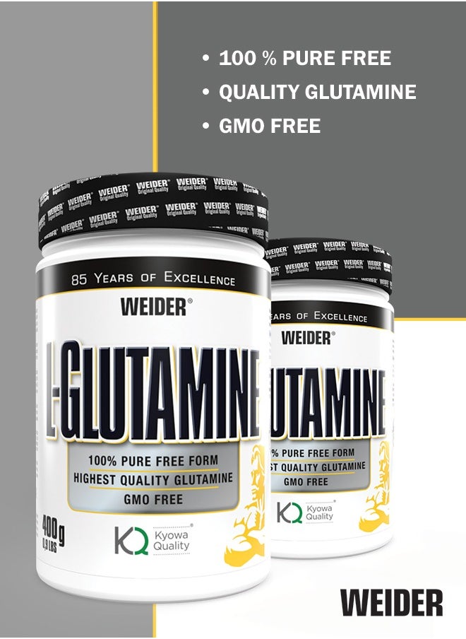 Weider L-Glutamine - 400g, Pure Glutamine Powder for Muscle Recovery and Immune Support  - Image 4