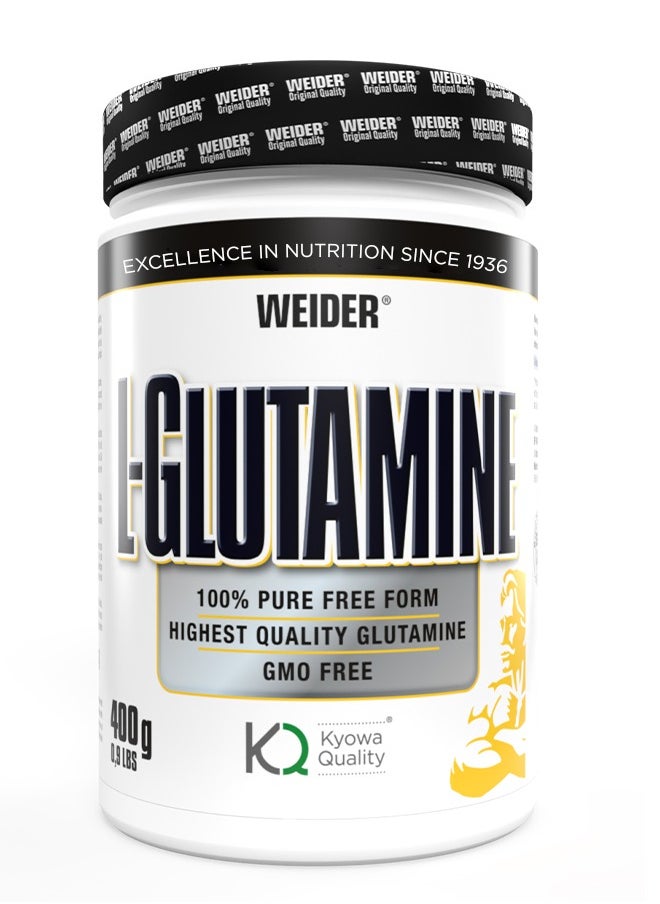Weider L-Glutamine - 400g, Pure Glutamine Powder for Muscle Recovery and Immune Support  - Image 1