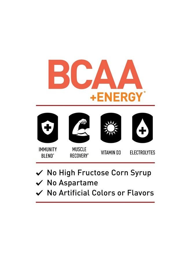 Celsius - Bcaa +Energy Sparkling Postworkout Recovery & Hydration Drink Slim Can Blood Orange Lemonade 12 Fl Oz (Pack Of 12) - Image 1
