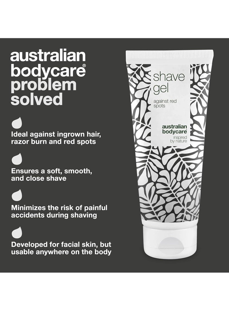 أستراليان بودي كير جل حلاقة بزيت شجرة الشاي للرجال 200 مل جل حلاقة شفاف وغير رغوي لحلاقة دقيقة ومريحة يمنع حرق الحلاقة والبقع الحمراء يقلل من نمو الشعر تحت الجلد - Image 4