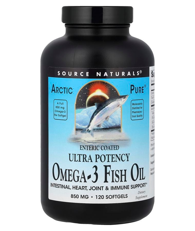 Arctic Pure® Omega-3 Fish Oil 850 mg 120 Softgels