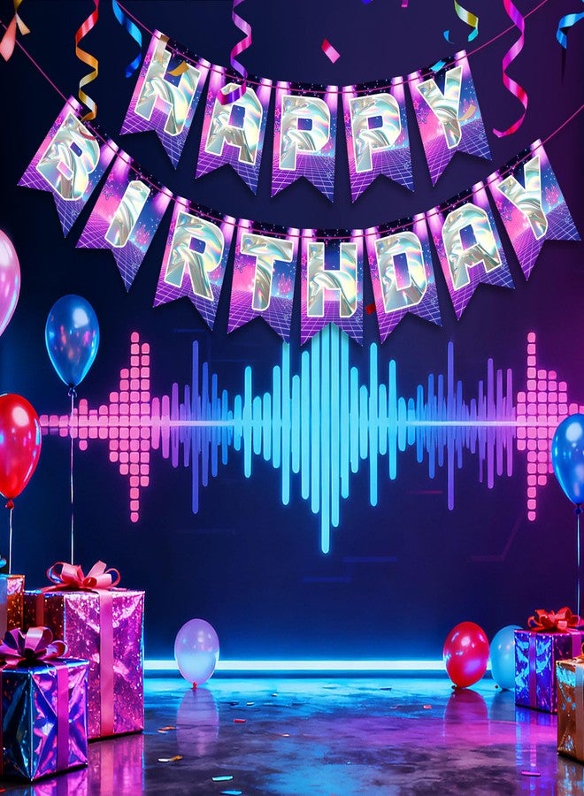 Hahafelt زينة حفلات عيد ميلاد مستوحاة من موسيقى الكيبوب من هاهافيلت، لافتة عيد ميلاد سعيد، ثيمات أنمي، لوازم حفلات مستوحاة من موسيقى الكيبوب الكورية لاجتماعات المعجبين والحفلات (على المسرح) - Image 2