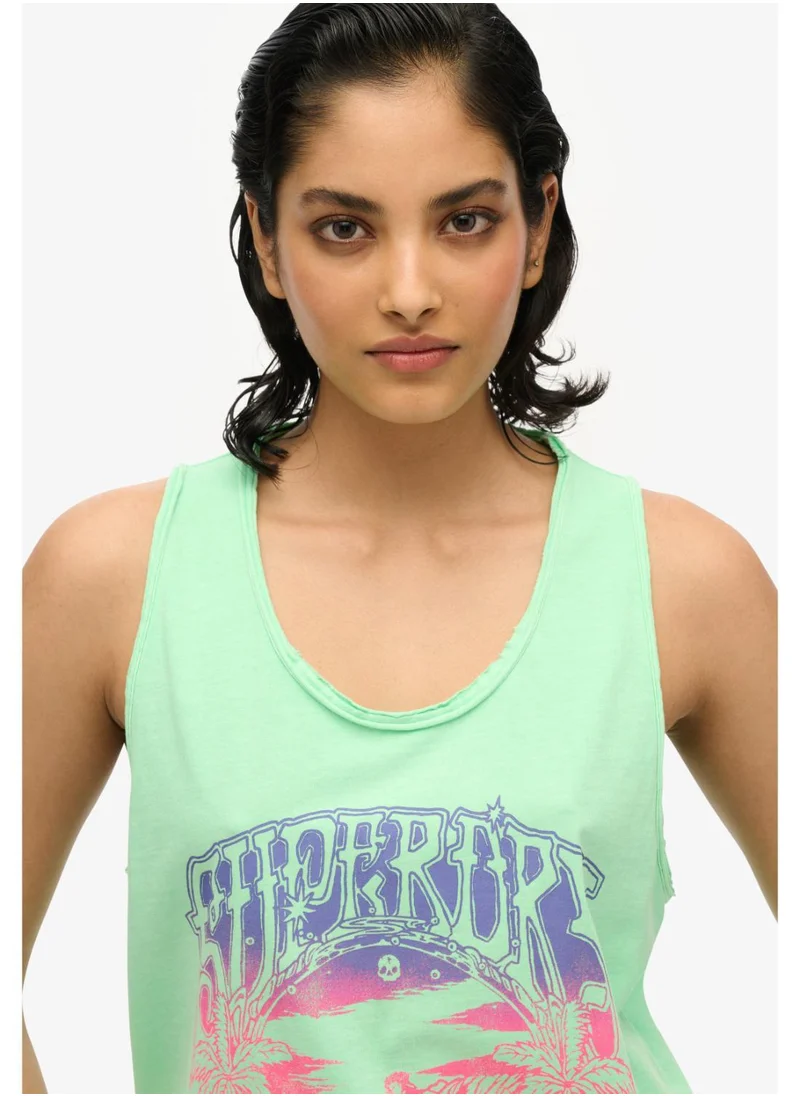 Superdry Psych Surf Graphic Racer Vest