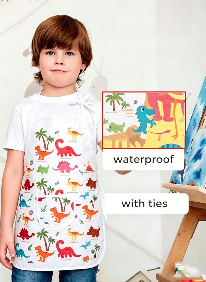 Kids Chef Set,Kitchen Pretend Toys for Girls,Kids Apron and Chef Hat Set, Mini Role-Play Chef Kitchen Baking Tool Apron Set, Kids Chef Role Play Set ,Adjustable Children Kitchen Apron with Pockets for Cooking, Baking & Painting, Simulated Cake Decoration24 Pcs Set Cooking Gift for Boys & Girls - Image 4